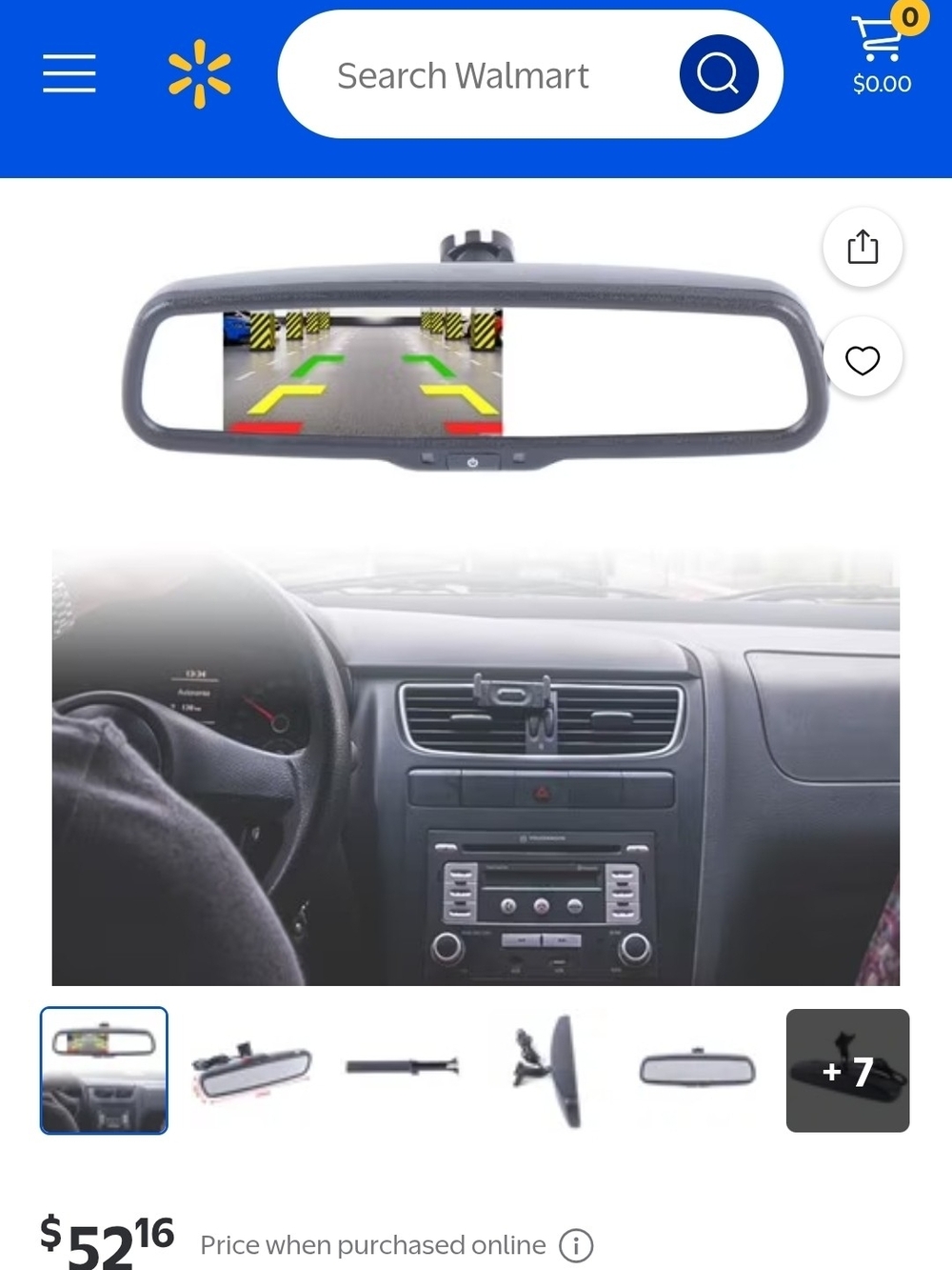 4.3" Rearview Mirror Monitor - In Box Never Used! Like New! Discounted! - Picture 12 of 12